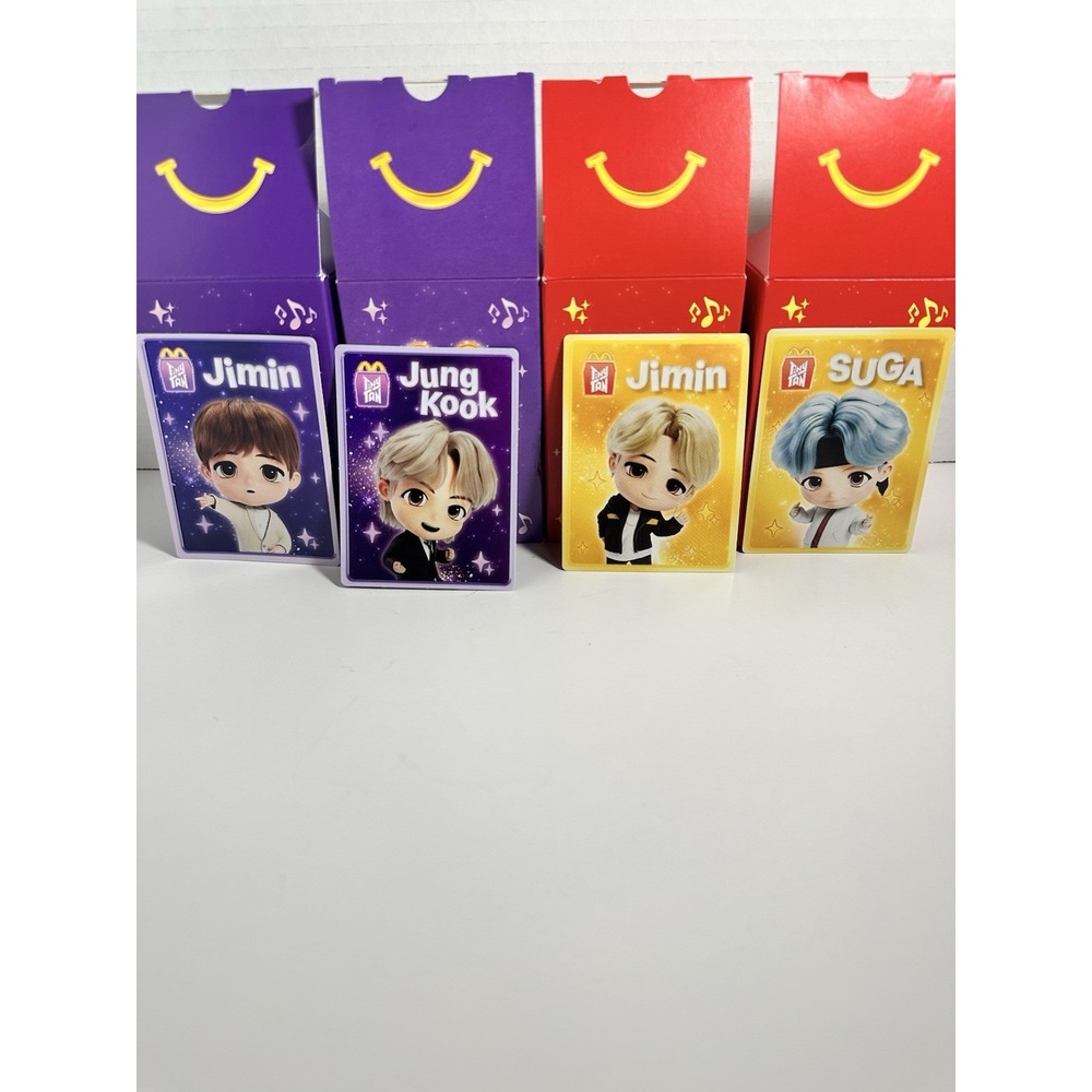 McDONALD'S Tinytan/Encore Series BTS HAPPY MEAL TOYS lot of 4 - 2025